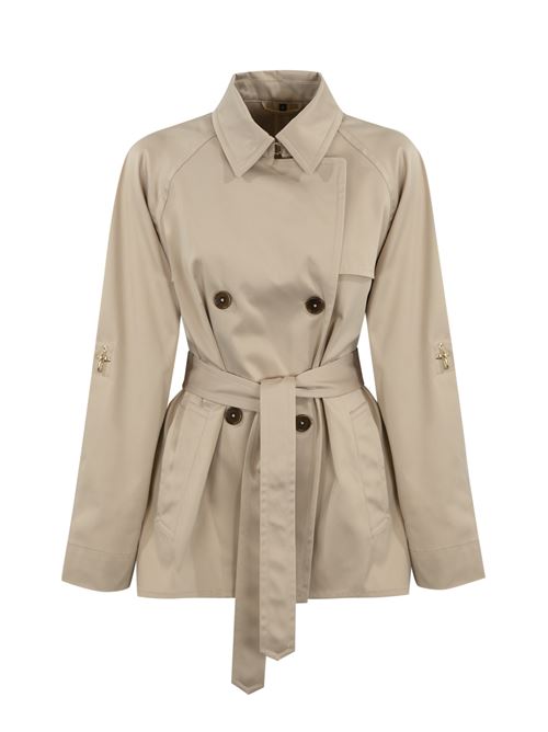 Trench in popeline tecnico beige FAY | NAW61503030 WUWC205